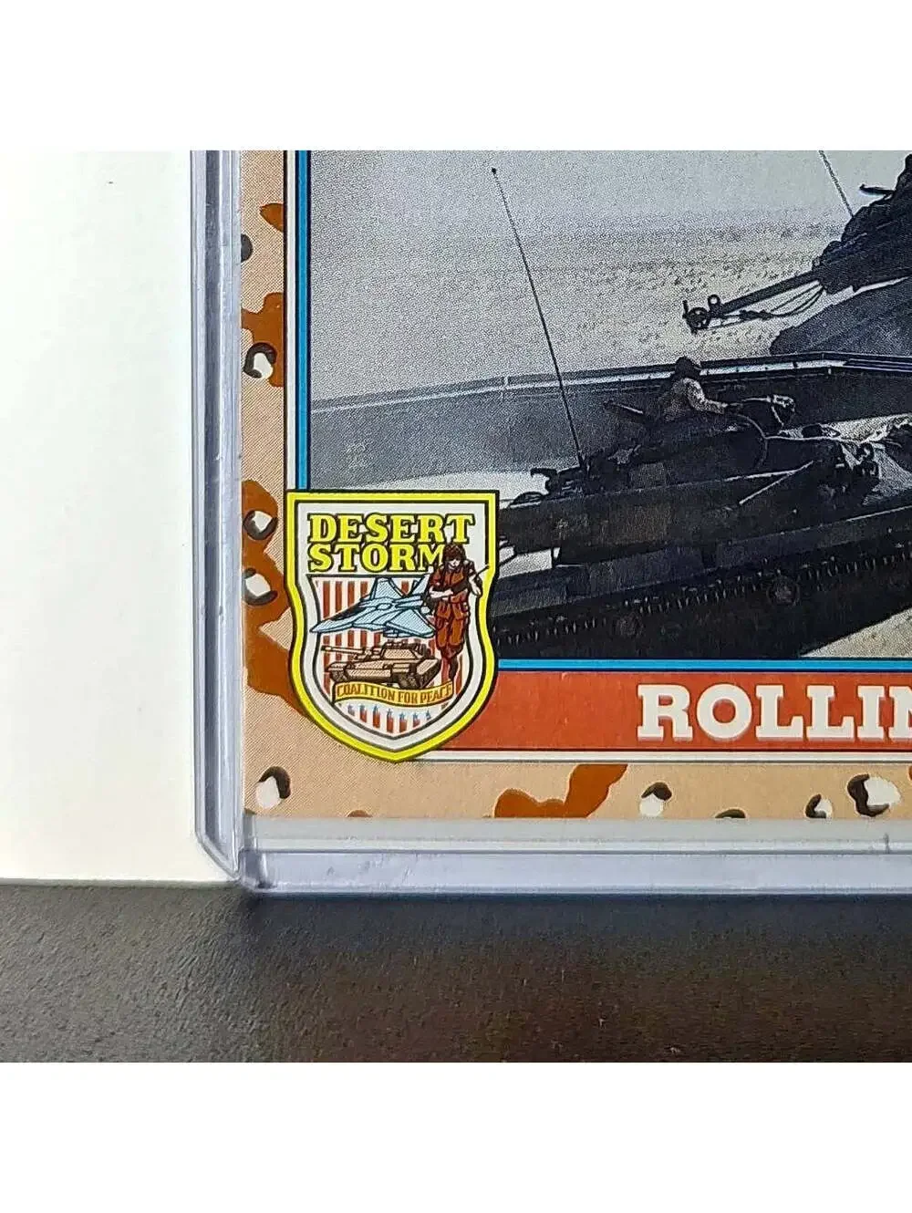 Rolling Out 1991 Topps Desert Storm #91 Card
